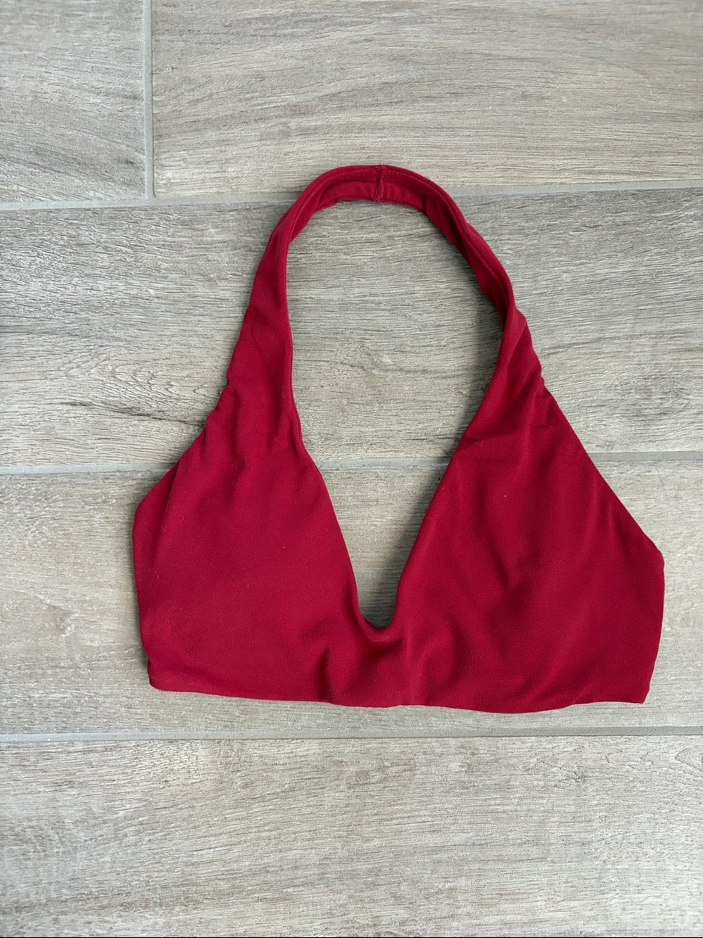 ONER ACTIVE Ruby Red SoftMotion halter sports bra - Picture 3 of 4